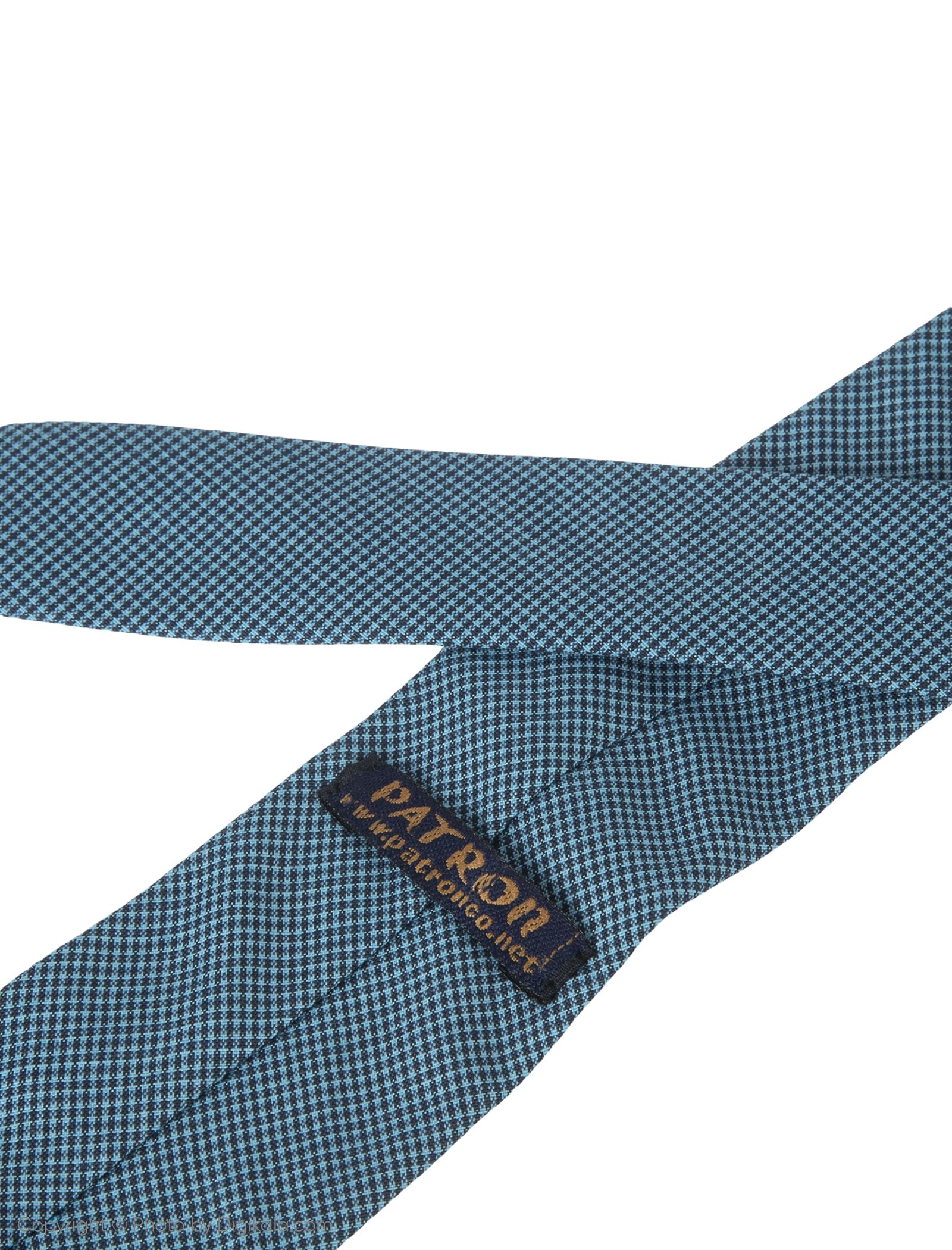 کراوات پاترون مدل TGBU2 - آبی - 5