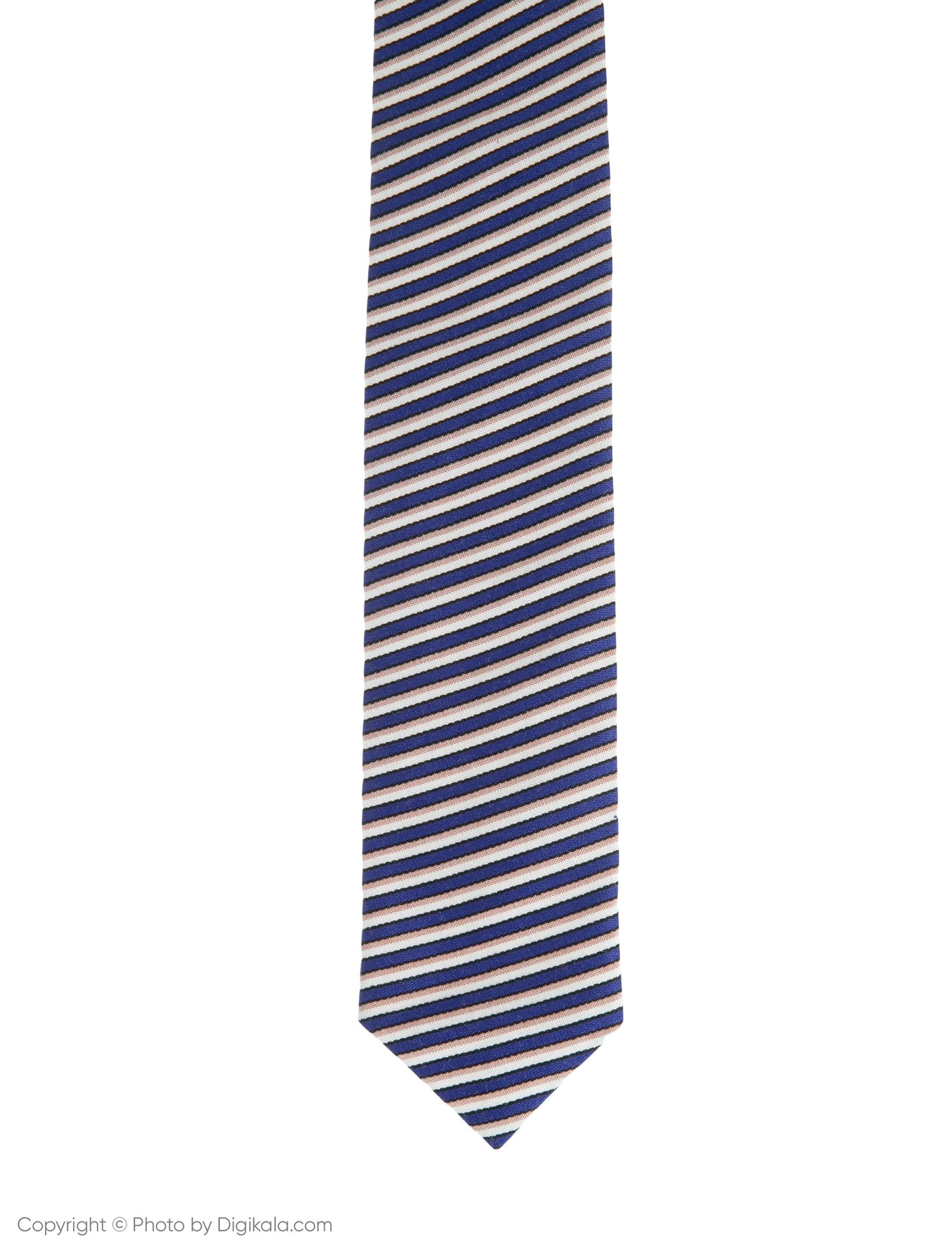 کراوات پاترون مدل TGBU5 - آبی صورتی - 4