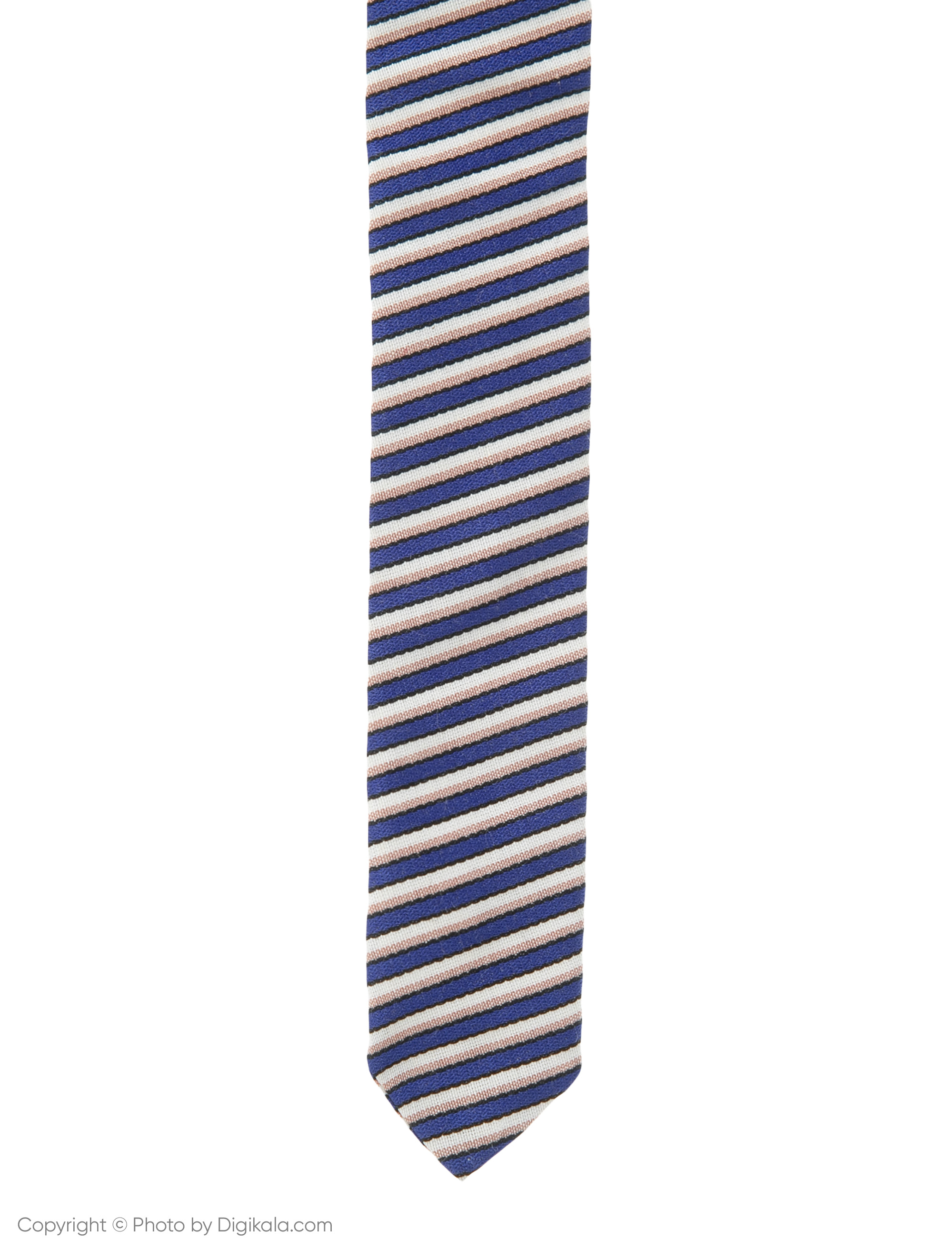 کراوات پاترون مدل TGBU5 - آبی صورتی - 3