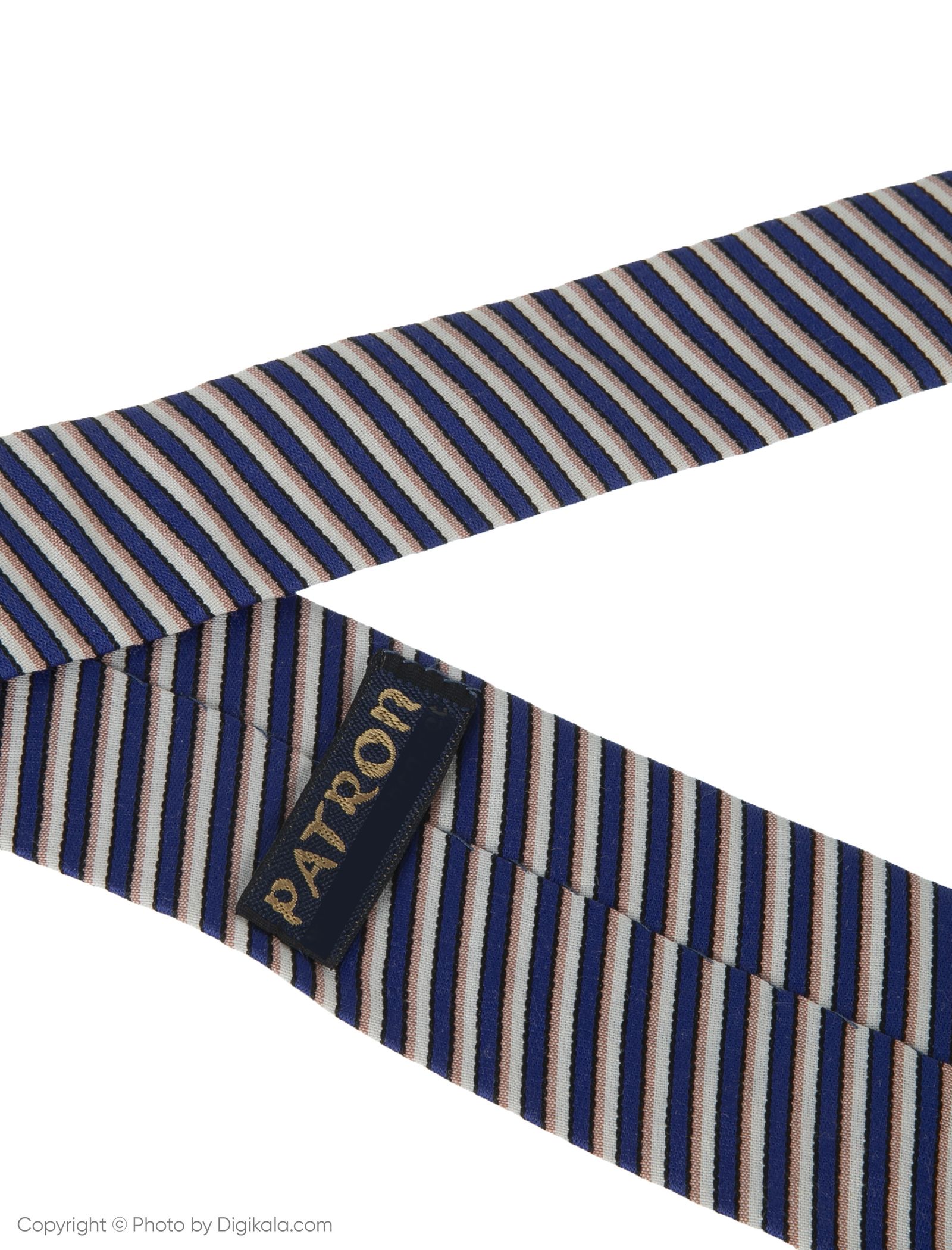 کراوات پاترون مدل TGBU5 - آبی صورتی - 5