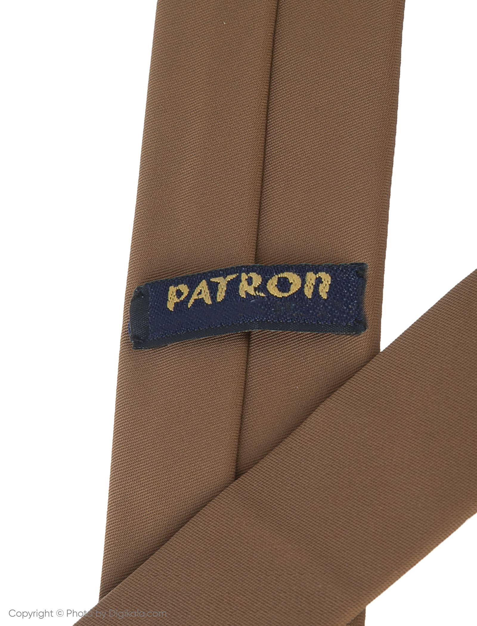 کراوات پاترون مدل TGDR9 - عسلی - 6