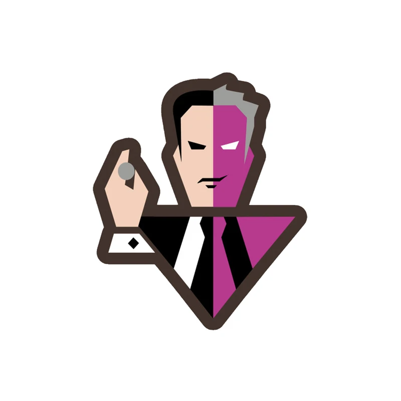 استیکر لپ تاپ طرح Two Face Dc Comics کد STL911