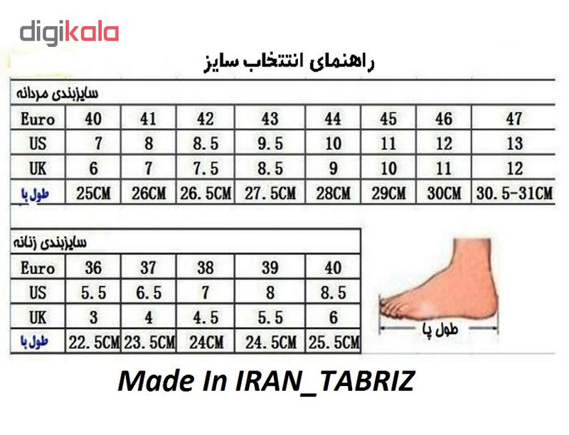 کفش ایمنی ایمن ترن کد S.Q.Export987