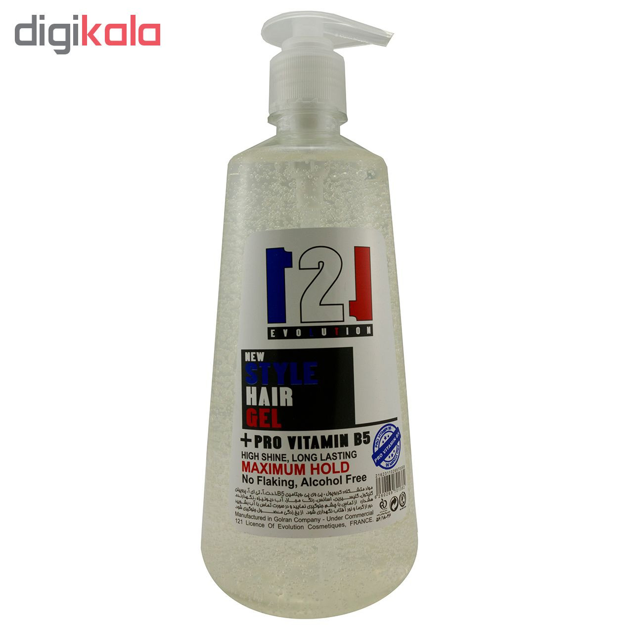 ژل حالت دهنده مو 121 مدل B101 حجم 750 میلی لیتر مجموعه 4 عددی
