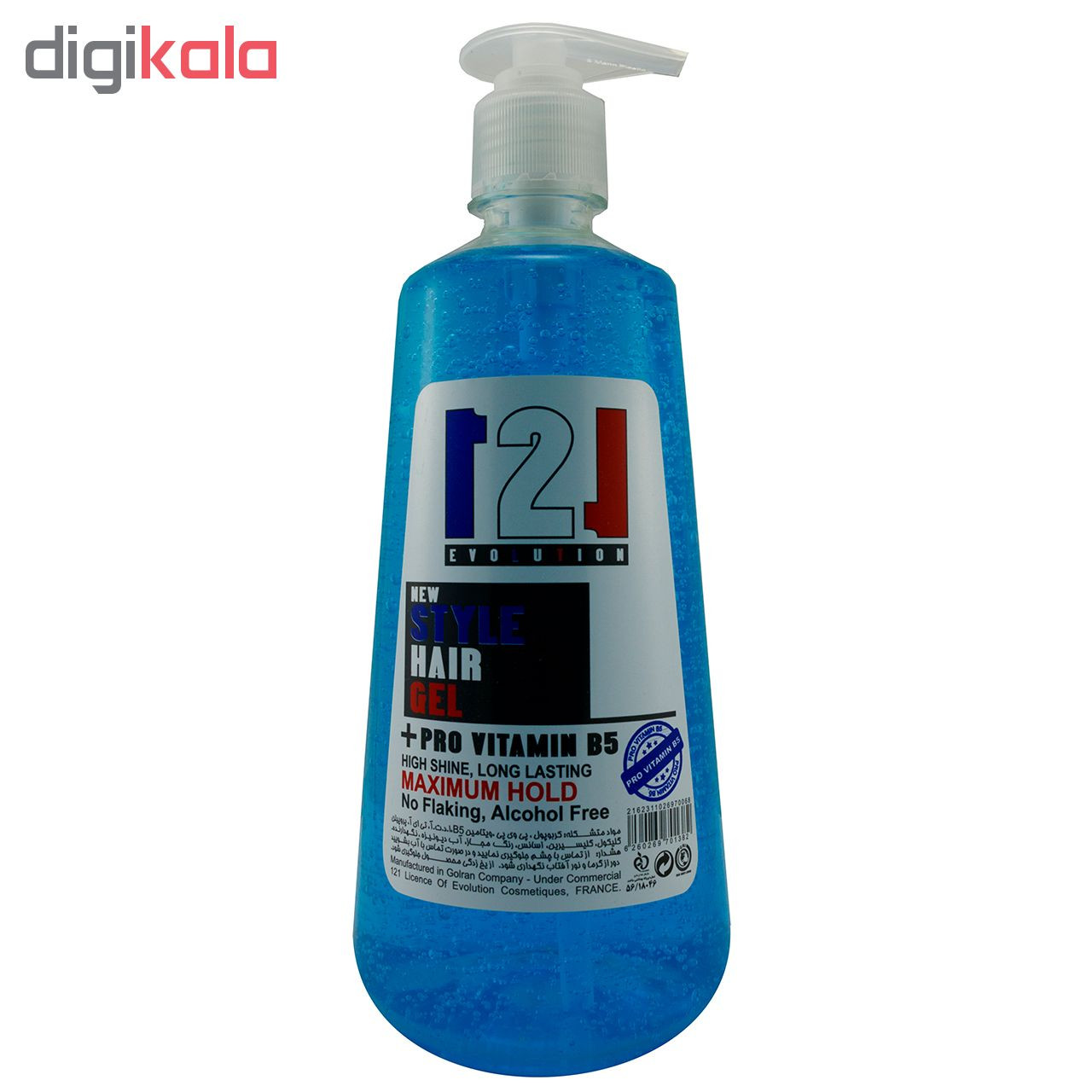 ژل حالت دهنده مو 121 مدل B101 حجم 750 میلی لیتر مجموعه 4 عددی