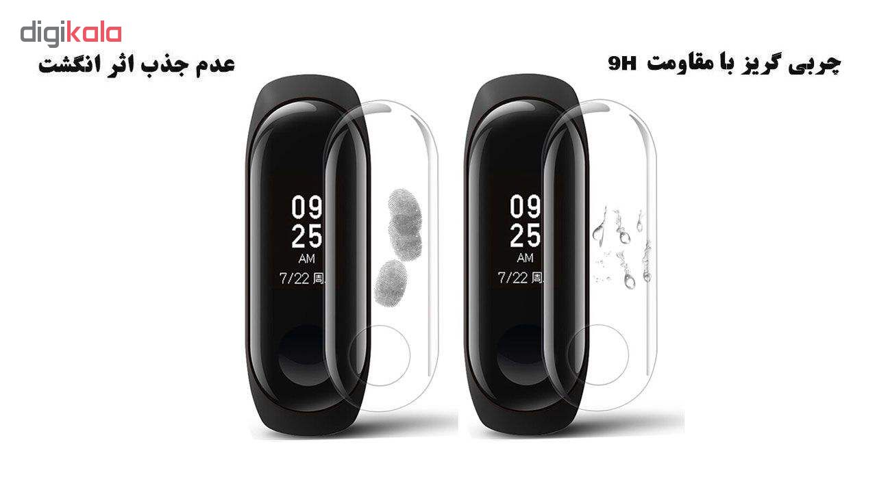 محافظ صفحه نمایش لاین مدل RB007 مناسب برای مچ بند هوشمند شیائومی Mi Band 3 بسته دو عددی