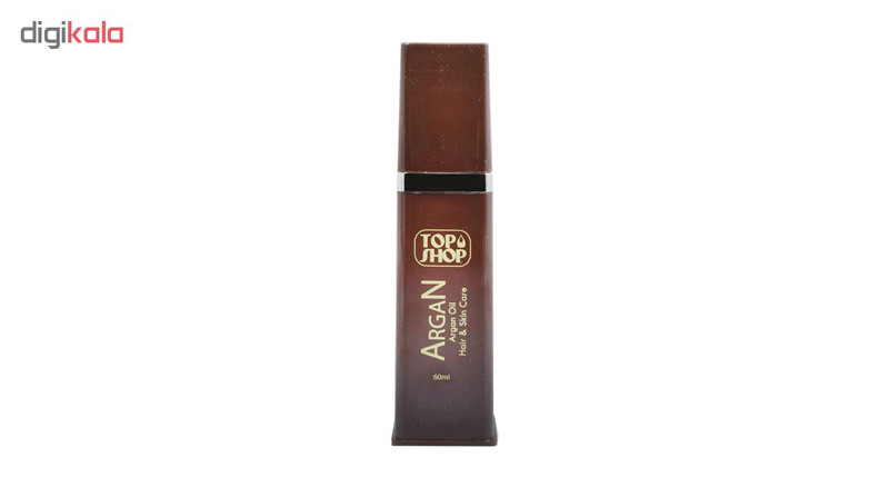 روغن بدن و مو تاپ شاپ مدل Argan Oil حجم 60 میلی لیتر مجموعه 4 عددی