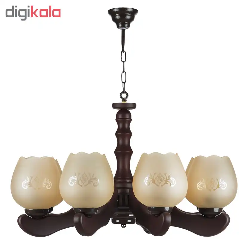 لوستر هشت شعله چشمه نور کد G630/8-BR