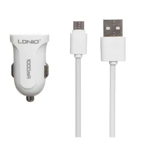 شارژر فندکی مدل DL-C17 به همراه کابل microUSB