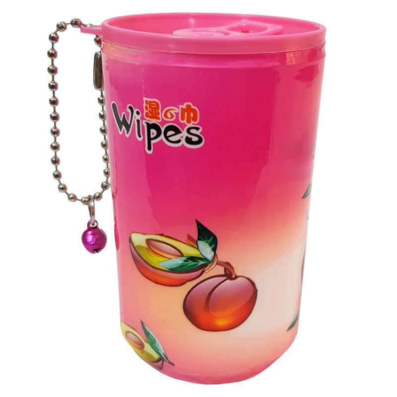 دستمال مرطوب طرح هلو کد 104000142 بسته 30 عددی