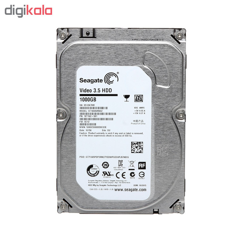 هارد دیسک اینترنال سیگیت مدل ST1000VM002 ظرفیت 1 ترابایت