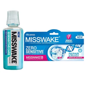 خمیر دندان میسویک مدل Zero Sensitive حجم 100 میلی لیتر به همراه دهان شویه مدل SENSITIVE CARE حجم 400 میلی لیتر