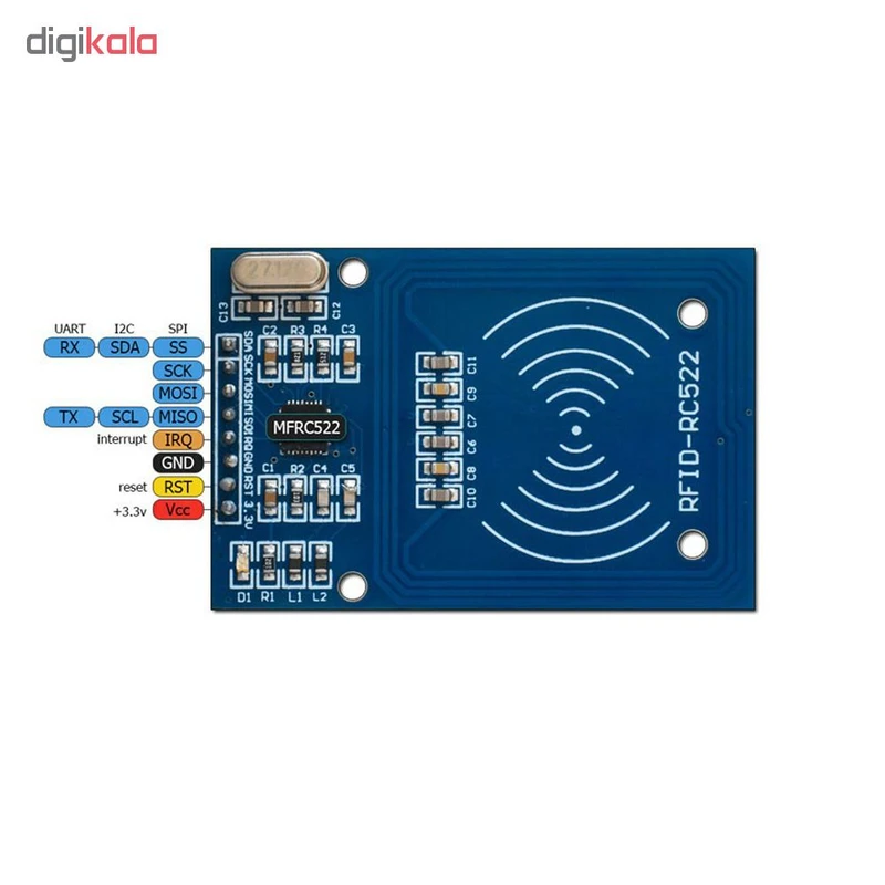 عکس شماره 4 : کیت rfid مدل rc522 بسته 5 عددی