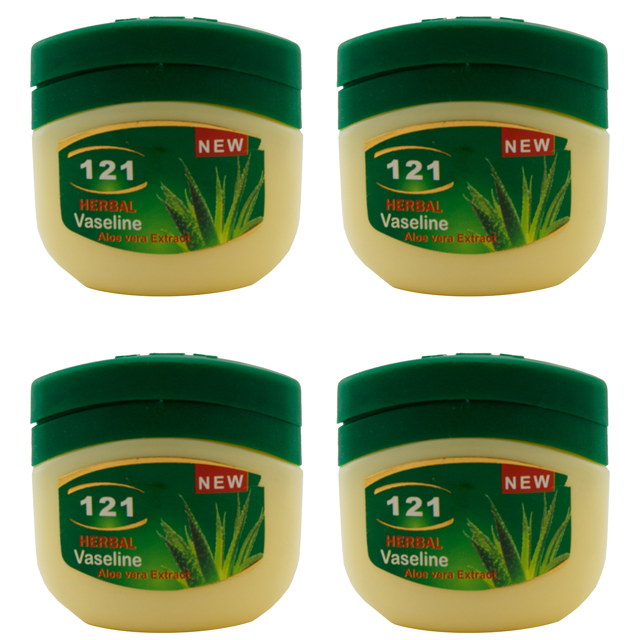 وازلین 121 مدل Aloe vera حجم 120 میلی لیتر مجموعه 4 عددی