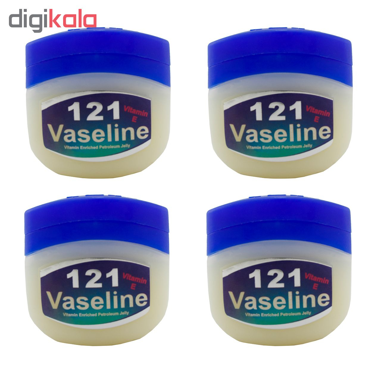 وازلین 121 مدل VA101 حجم 120 میلی لیتر مجموعه 4 عددی