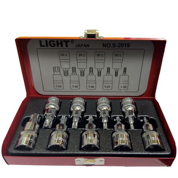 آچار آلن بکسی لایت مدل SMT-LIGHT-JAPAN-1/2-S-2026  مجموعه 9عددی