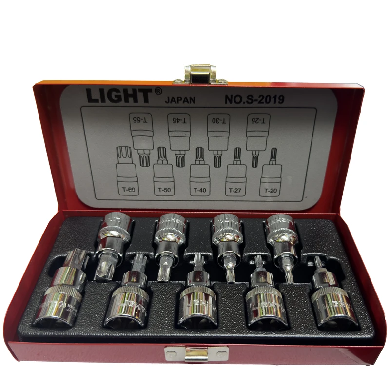 آچار آلن بکسی لایت مدل SMT-LIGHT-JAPAN-1-2-S-2026 مجموعه 9عددی