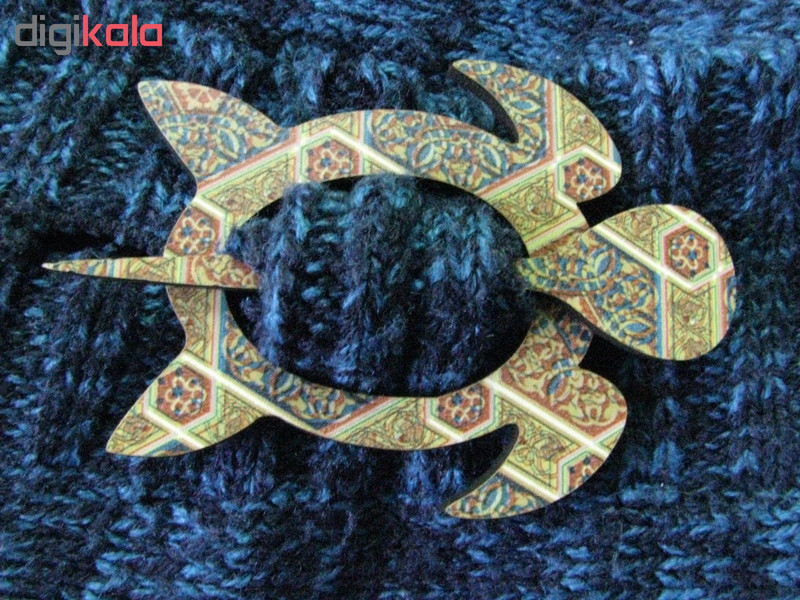 گل سینه طرح لاک پشت کد H003