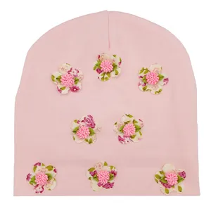 کلاه دخترانه طرح گل کد mk837 