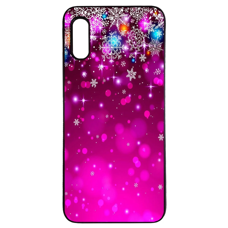 کاور طرح برف بنفش کد 1105410943141 مناسب برای گوشی موبایل سامسونگ galaxy a50