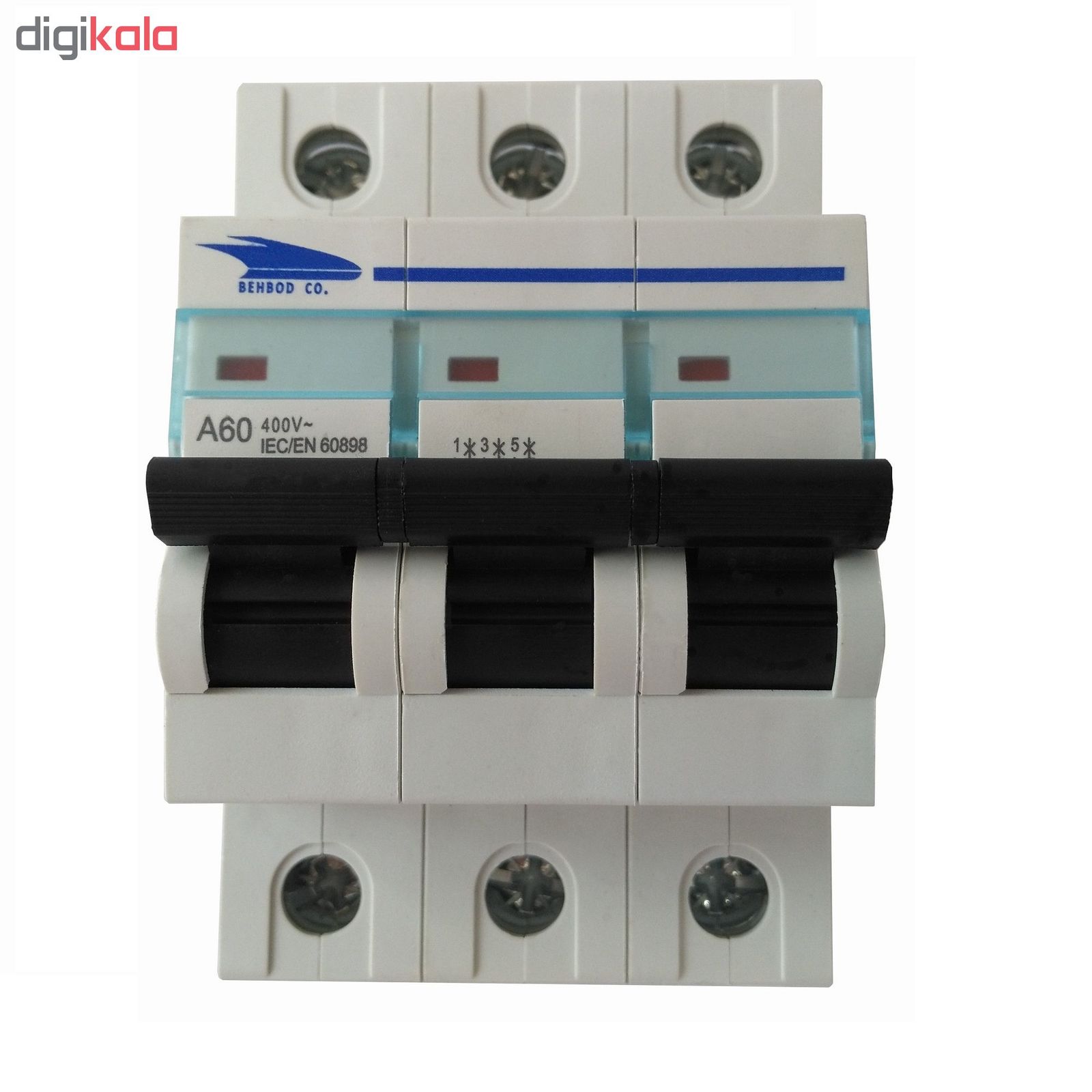 خرید اینترنتی با تخفیف ویژه فیوز مینیاتوری سه فاز 32 آمپر بهبد مدل C332