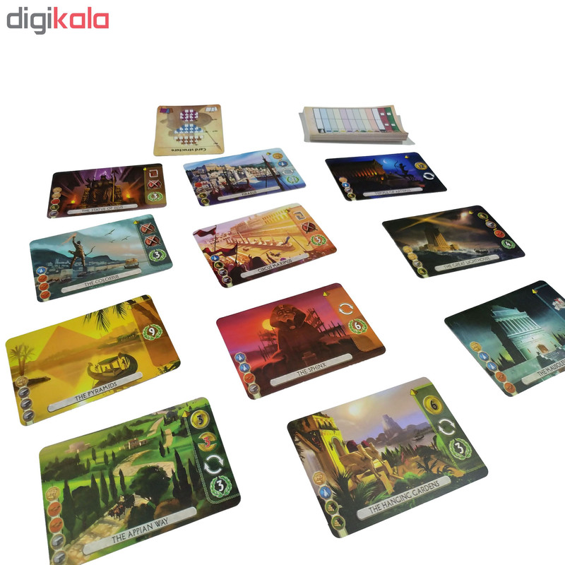 بازی فکری مدل 7Wonders duel بازی فکری مدل 7Wonders duel