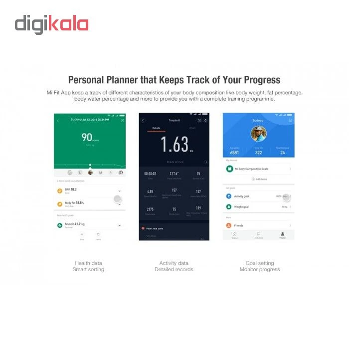 ترازو هوشمند شیائومی مدل Mi Body Composition Scale2 عکس شماره 8