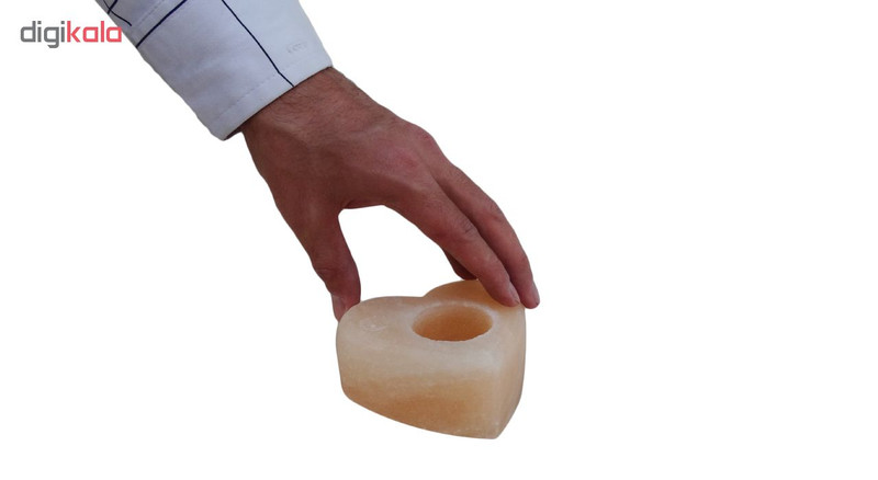 جاشمعی سنگ نمک طرح قلب کد 01