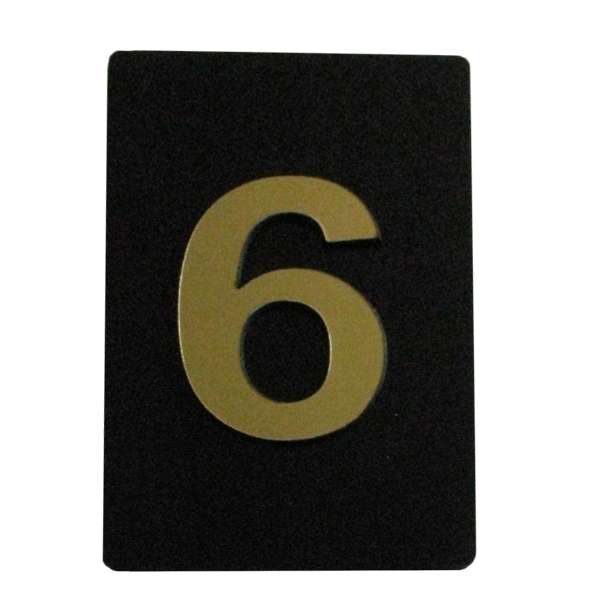 تابلو نشانگر طرح عدد 6 کد H0010