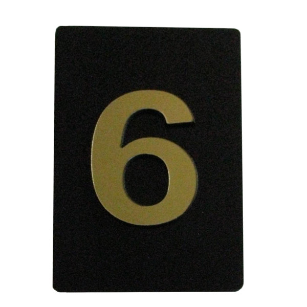 تابلو نشانگر طرح عدد 6 کد H0010