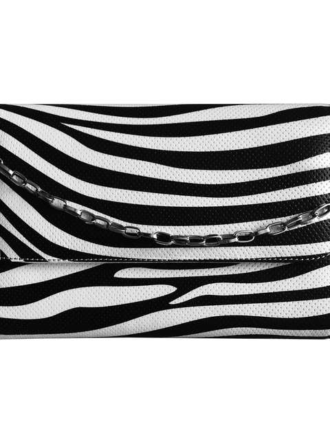 کیف دوشی زنانه شیک و زیبا پیمان مدل Maroon Zebra X 17