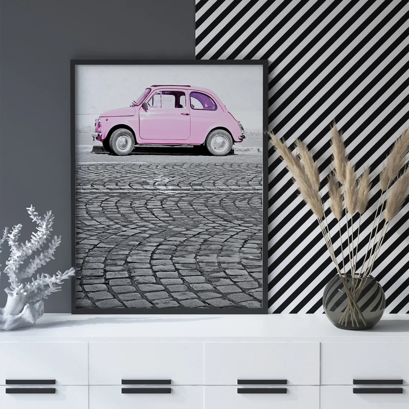 تابلو سالی وود طرح فولکس مدل T120003