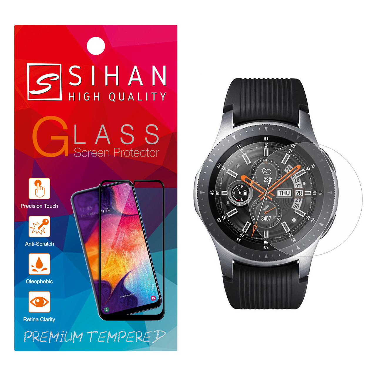 محافظ صفحه نمایش سیحان مدل CLT مناسب برای ساعت هوشمند سامسونگ Galaxy Watch 42mm