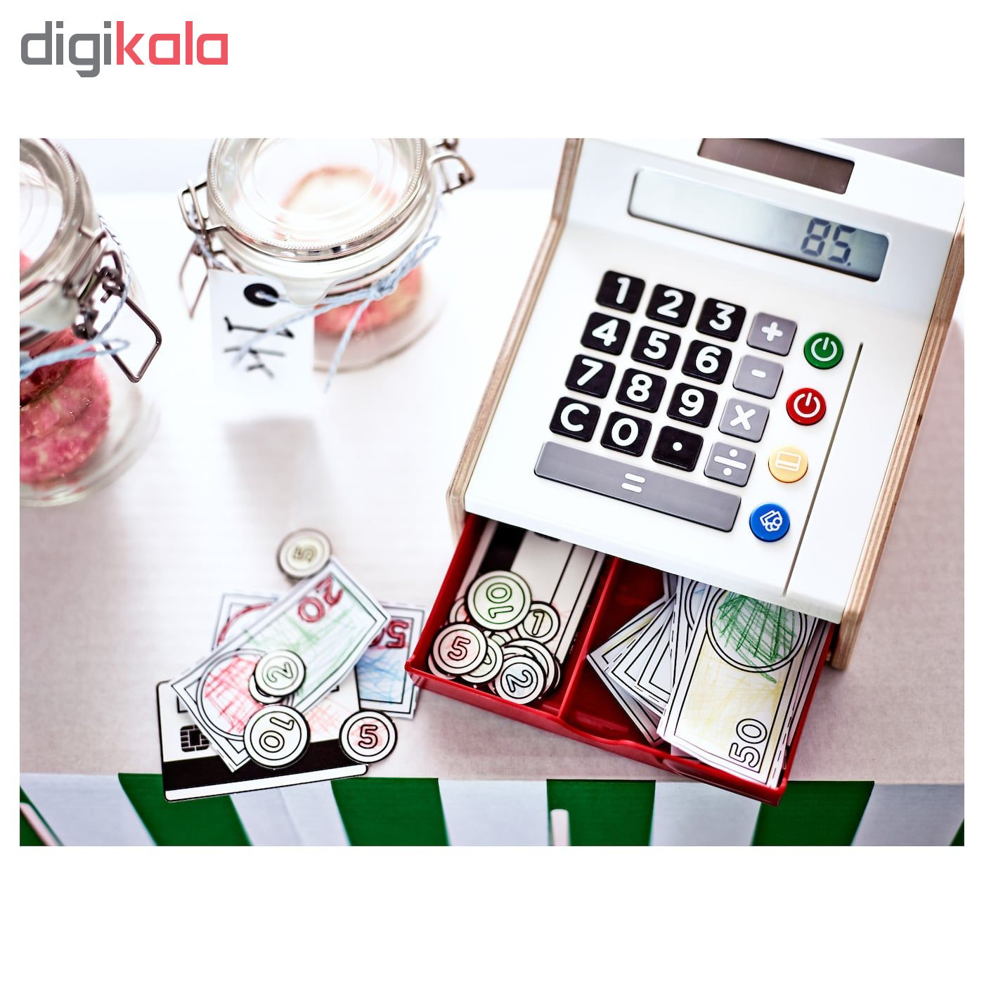بازی آموزشی ایکیا طرح ماشین حساب مدل DUKTIG 