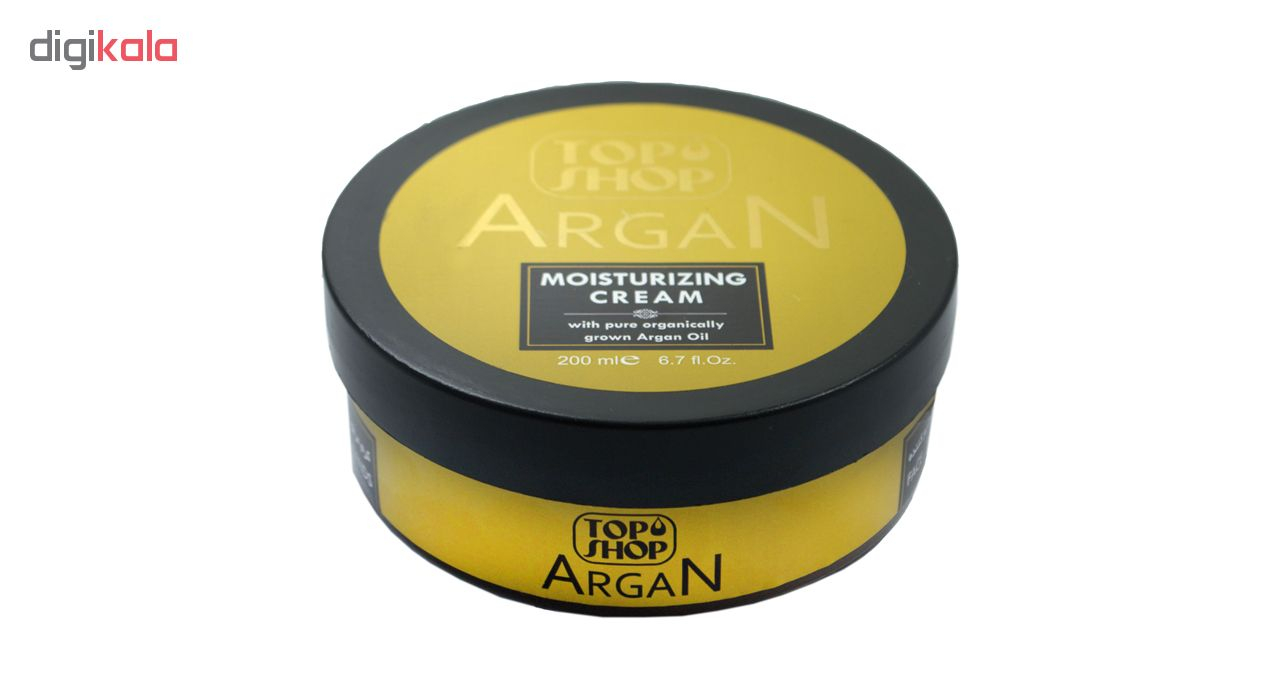 کرم مرطوب کننده تاپ شاپ مدل Argan Oil حجم 200 میلی لیتر مجموعه 12 عددی