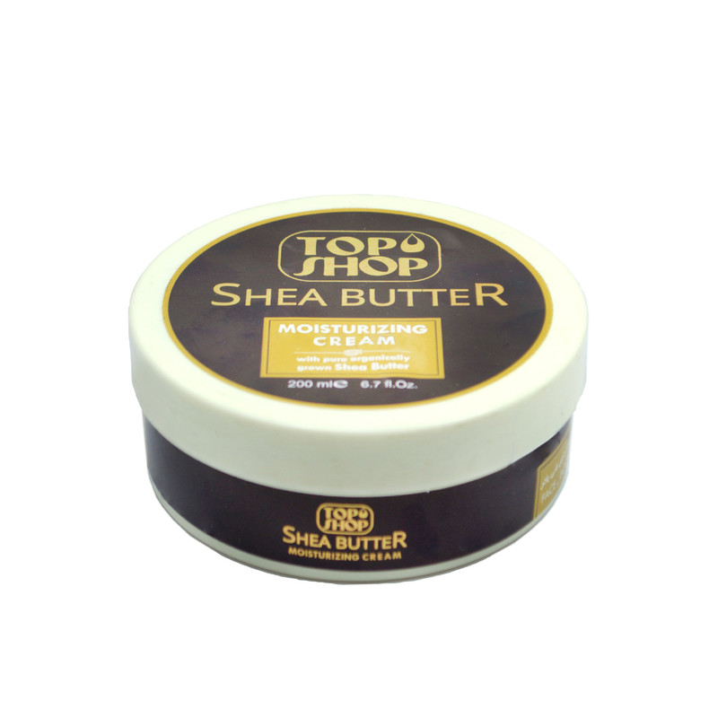 کرم مرطوب کننده تاپ شاپ مدل Shea Butter حجم 200 میلی لیتر