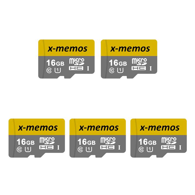 کارت حافظه microSDHC ایکس-مموس کلاس 10 استاندارد UHS-I U1 سرعت 30MBps ظرفیت 16 گیگابایت بسته 5 عددی