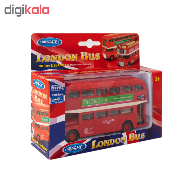ماشین بازی ولی مدل londan bus کد shb99