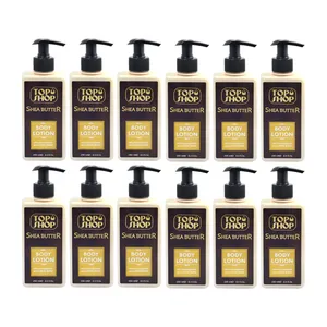 لوسیون بدن تاپ شاپ مدل Shea Butter حجم 250 میلی لیتر مجموعه 12 عددی