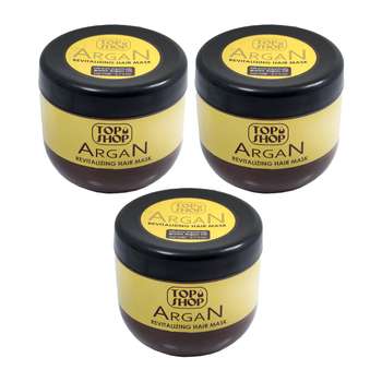 ماسک مو تاپ شاپ مدل Argan Oil کد 01 حجم 500 میلی لیتر مجموعه 3 عددی