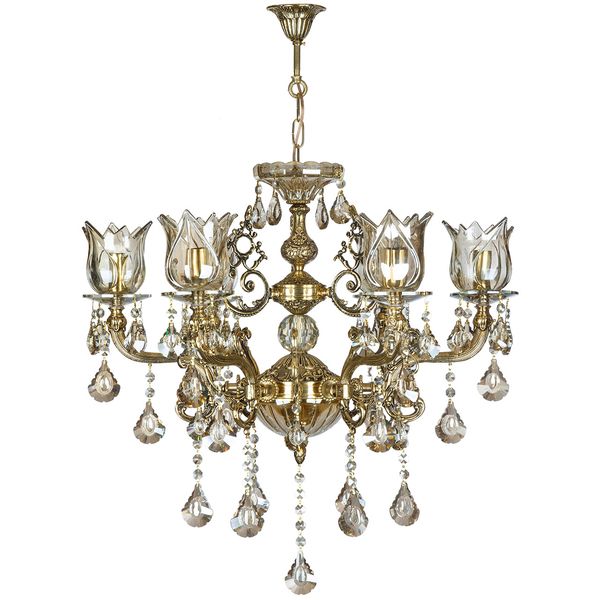 لوستر 6 شعله چشمه نور کد C2144.6-BO