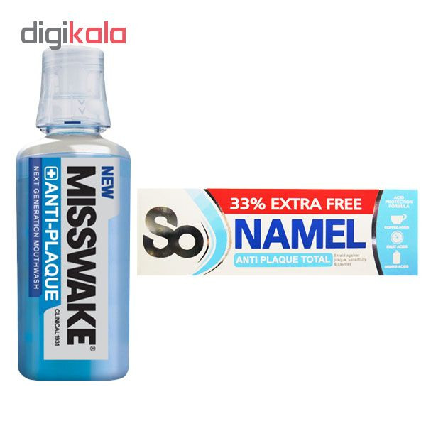 خمیر دندان میسویک مدل ANTI PLAQUE حجم 75 میلی لیتر به همراه دهان شویه حجم 400 میلی لیتر خمیر دندان میسویک مدل ANTI PLAQUE حجم 75 میلی لیتر به همراه دهان شویه حجم 400 میلی لیتر
