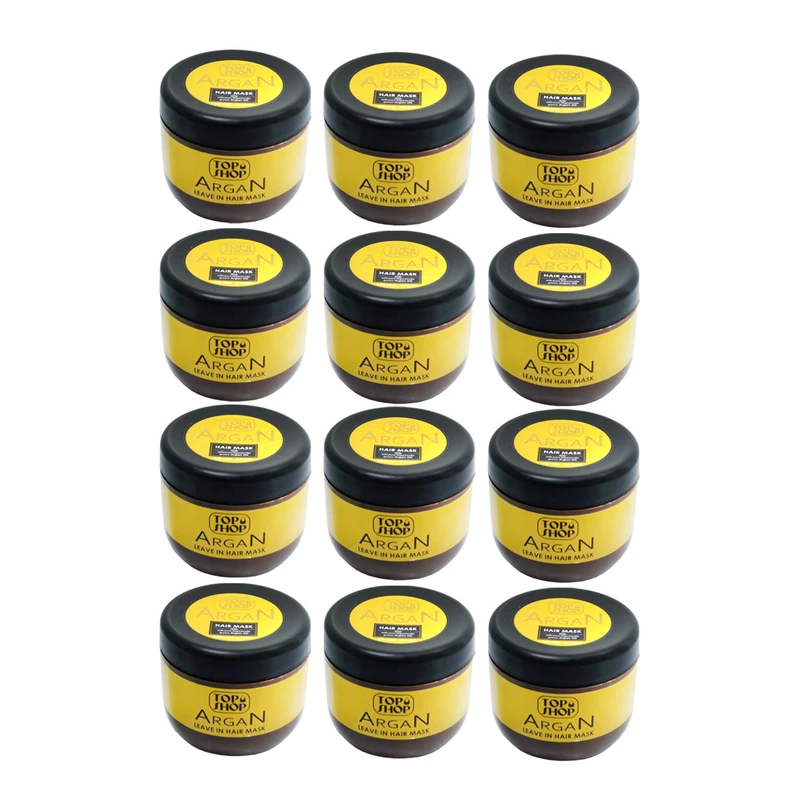 ماسک مو تاپ شاپ مدل Argan Oil حجم 500 میلی لیتر مجموعه 12 عددی