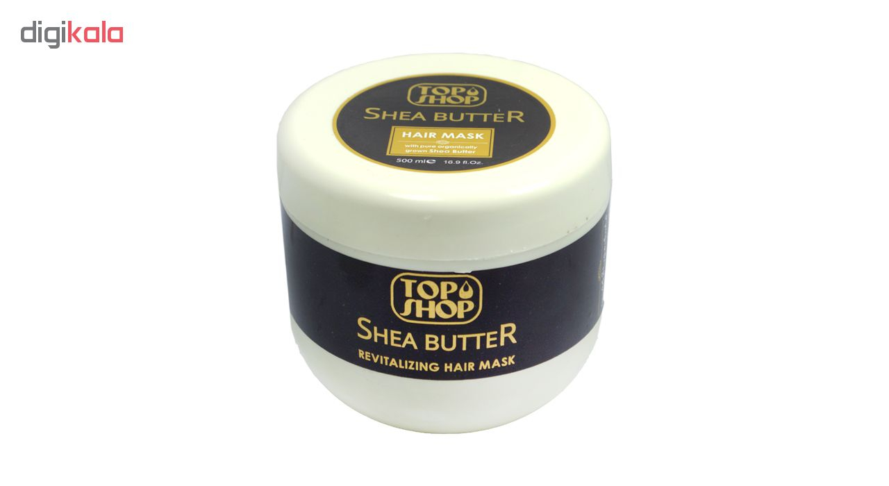 ماسک مو تاپ شاپ مدل Shea Butter حجم 500 میلی لیتر مجموعه 12 عددی