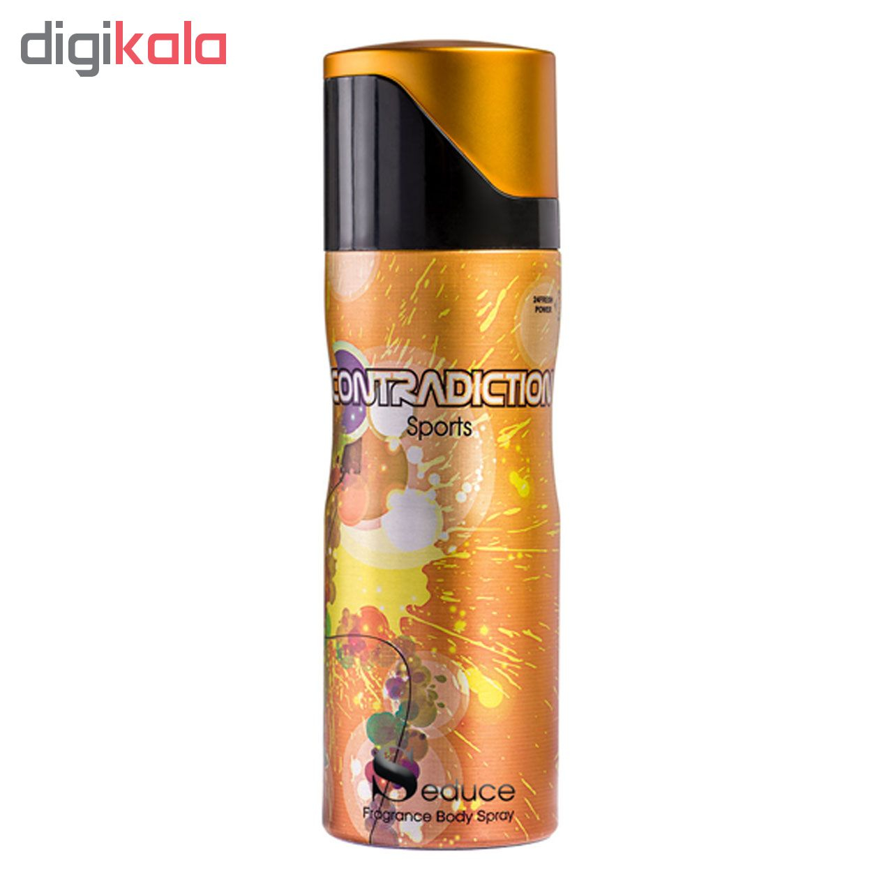 اسپری خوشبو کننده بدن سدیوس مدل کنترادیکشن اسپرت حجم 200 میلی لیتر بسته 6 عددی