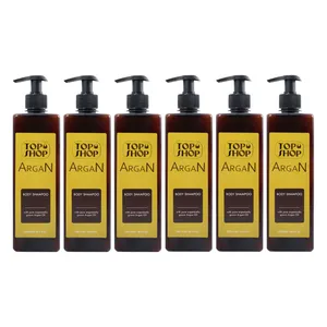 شامپو بدن تاپ شاپ مدل Argan Oil حجم 500 میلی لیتر مجموعه 6 عددی