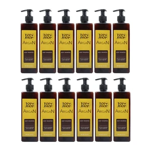 شامپو بدن تاپ شاپ مدل Argan Oil حجم 500 میلی لیتر مجموعه 12 عددی