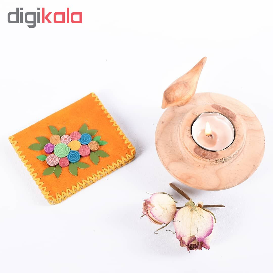 آینه جیبی طرح گل کد 4 آینه جیبی طرح گل کد 4