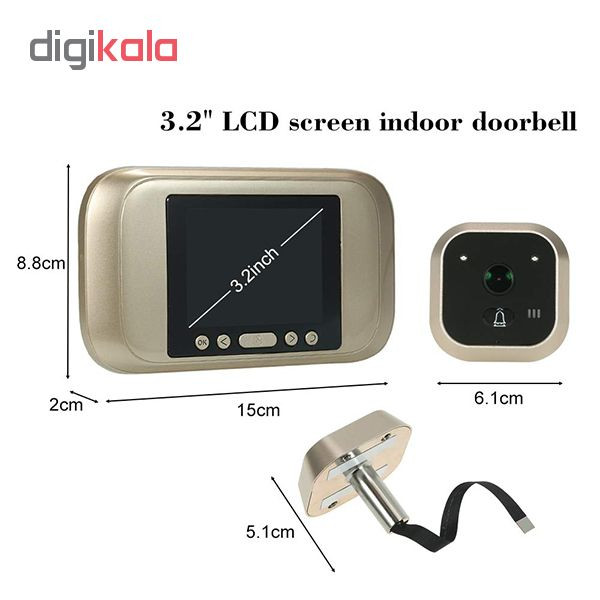 چشمی درب دیجیتال مدل DB-900 چشمی درب دیجیتال مدل DB-900