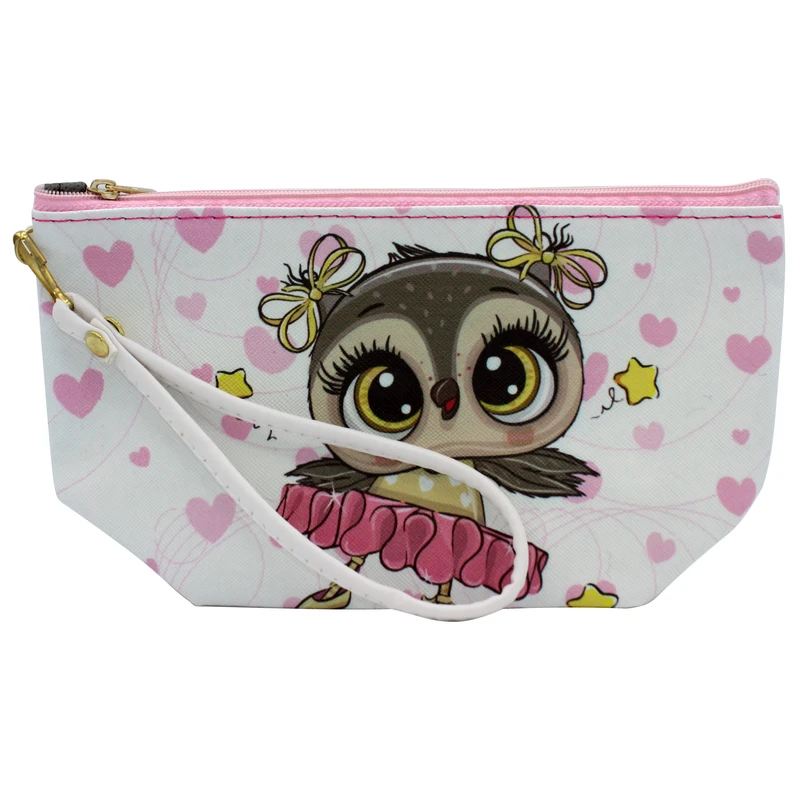 کیف لوازم آرایش زنانه طرح جغد کد IDM 124